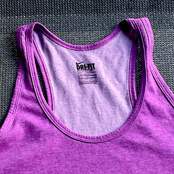 Like New Nike Dri-Fit Purple Racer-Back Tank Top - Picture 1 of 7